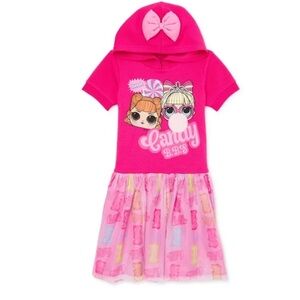 L.O.L. Surprise! Pink Hooded Dress with Tulle SkirtB2